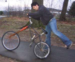 eccentric wheel bike